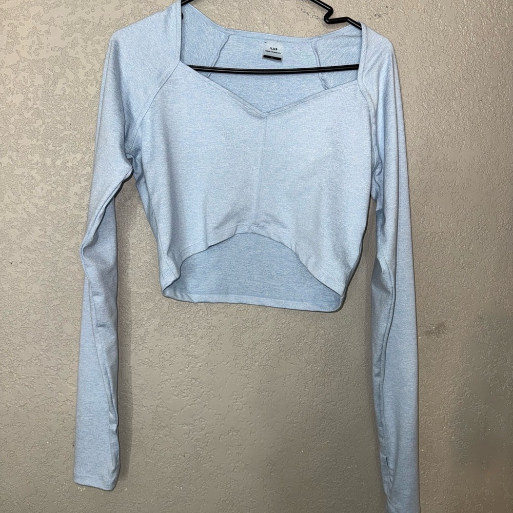 ILUS Light Blue Women's Long Sleeve Top